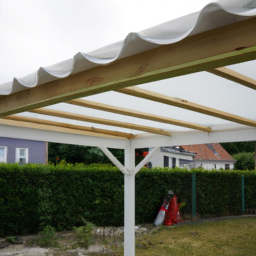 Installation de pergola en PVC Longwy